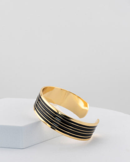 Black &amp; White bracelet h 1.5 cm n.20