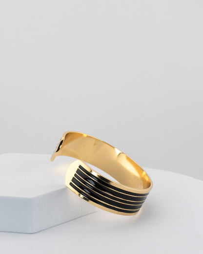 Black &amp; White bracelet h 1.5 cm n.20