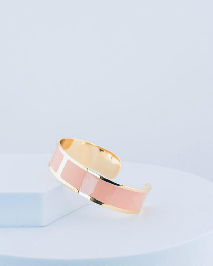 Bracciale Smalto M mm 15  'Cipria'