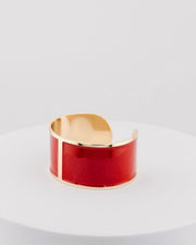 Bracciale Smalto L mm 30 'Rosso Valentino'