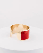 Bracciale Smalto L mm 30 'Rosso Valentino'