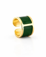 Anello smalto ' Cipresso'
