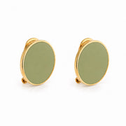 'Black' Enamel Earrings