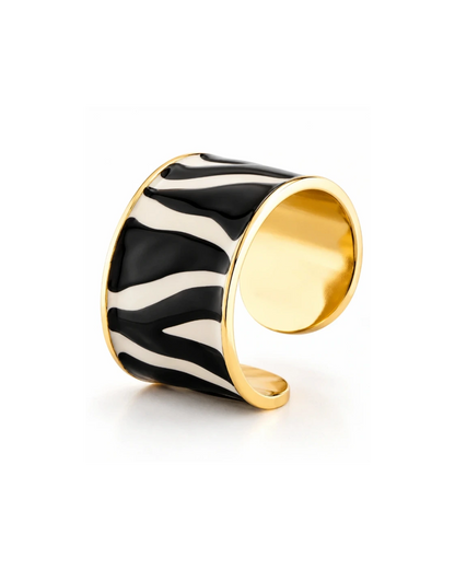 Zebra Animal Print Ring