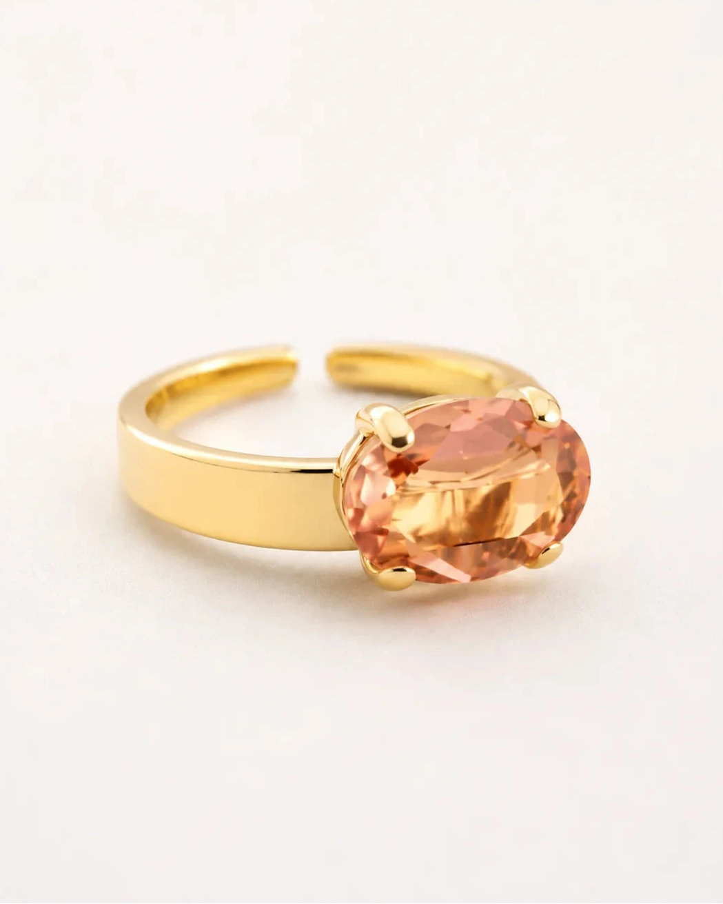 Anillo de Cristal 'Albaricoque'