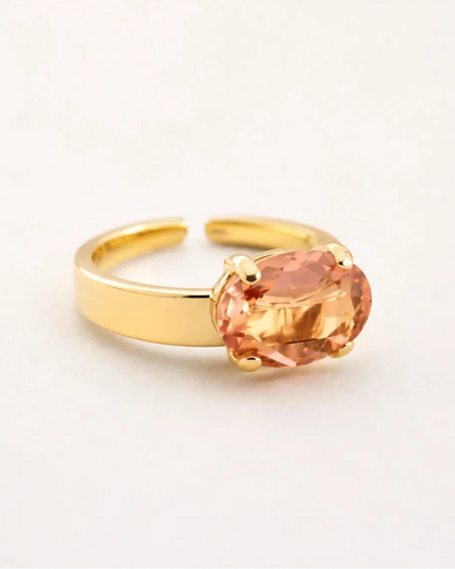 Anello Cristallo 'Albicocca'