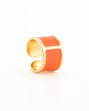 Anello smalto 'Arancio'