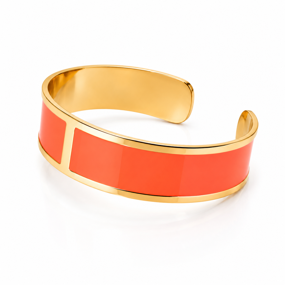 Pulsera Esmalte M 15 mm 'Naranja'