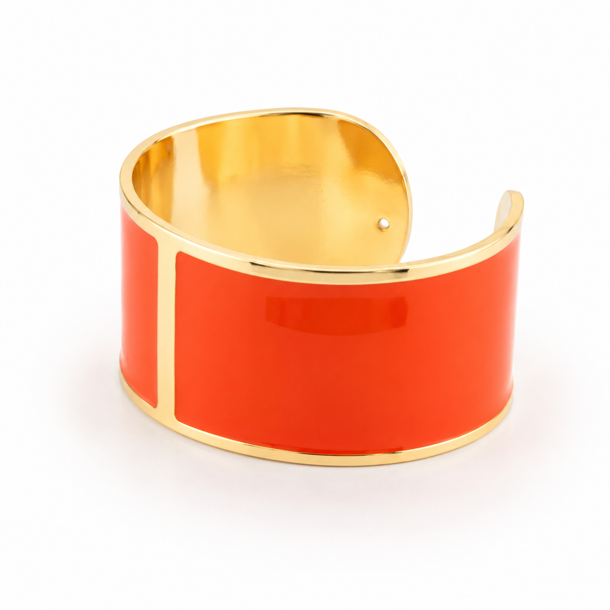 Bracciale Smalto L mm 30 'Arancio'