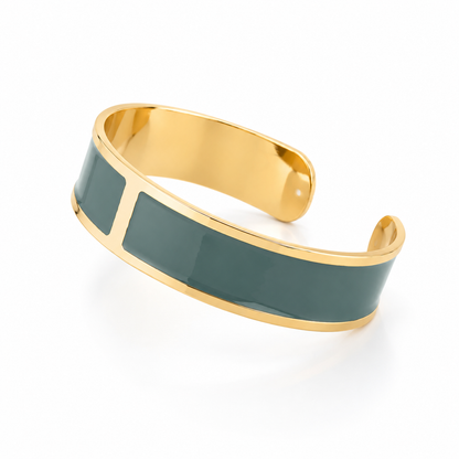Pulsera Esmalte M 15 mm 'Azul Polvo'