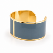 Bracciale Smalto L mm 30 'Azzurro Polvere'