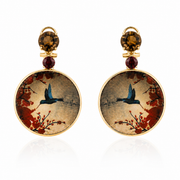 Cromia 'Oriental Bloom' Earrings