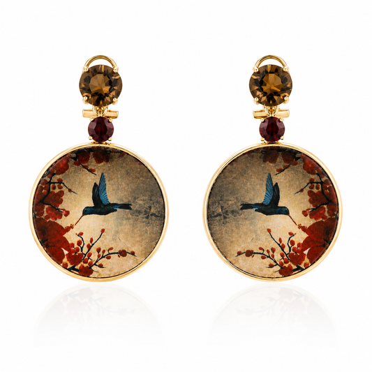Pendientes Cromia 'Fioritura d’Oriente'