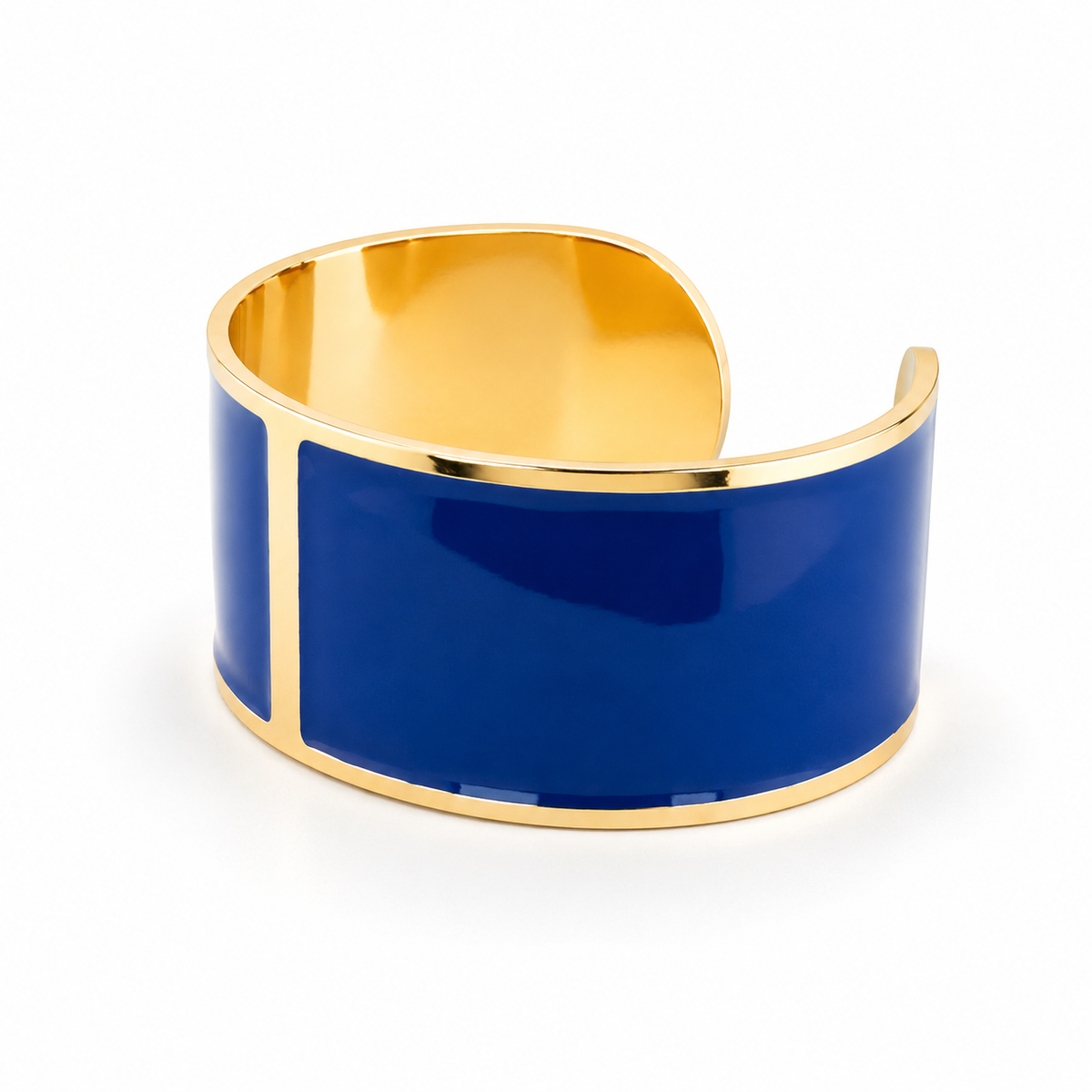 Bracciale Smalto L mm 30 'Blue China'