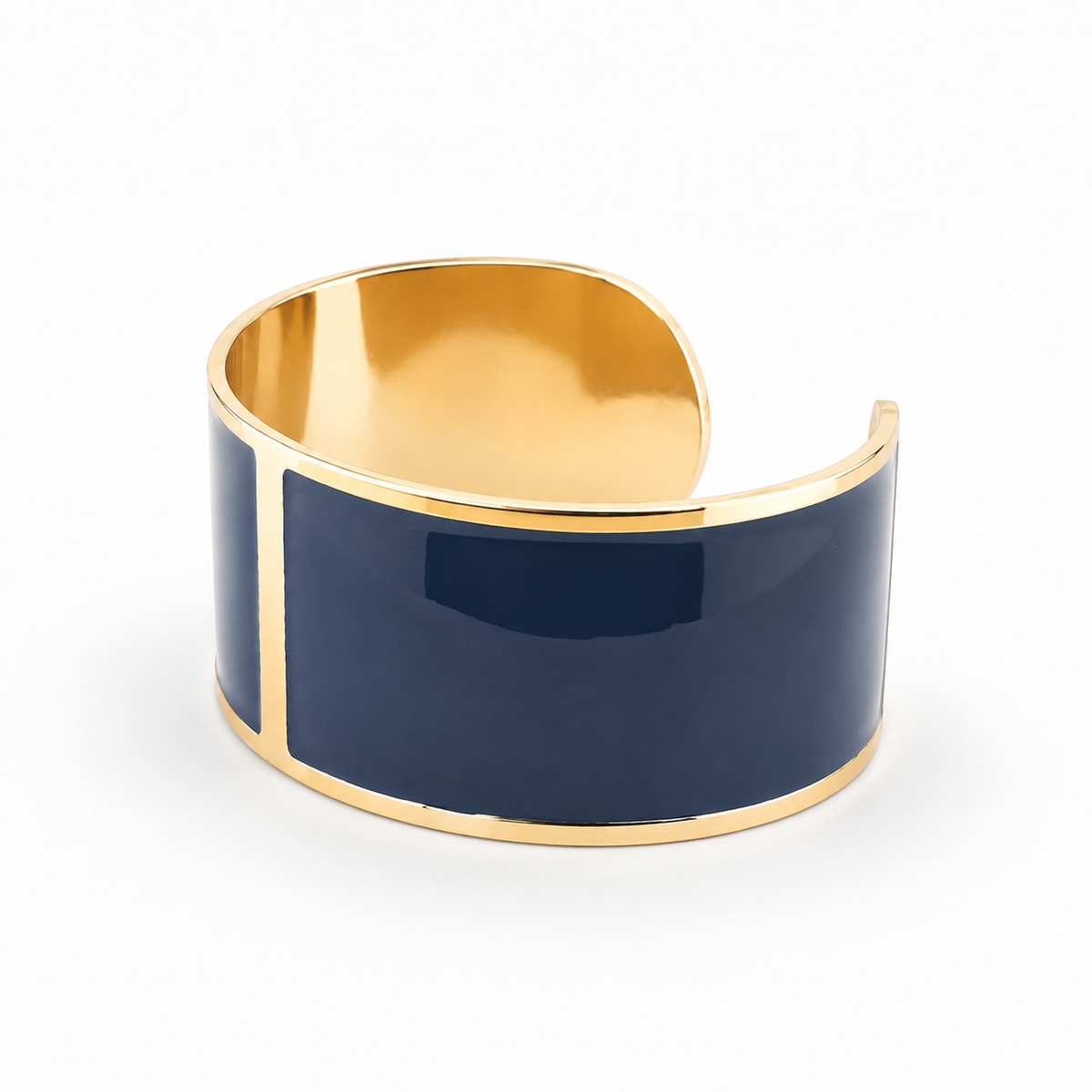 Bracciale Smalto L mm 30 'Blue di Prussia'