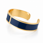 Pulsera Esmalte M 15 mm 'Azul Armani'