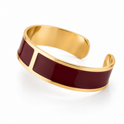 Bracciale Smalto M mm 15 'Borgogna'