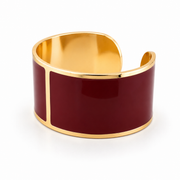 Bracciale Smalto L mm 30 'Borgogna'