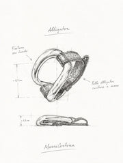 Bracciale Alligator  'Cuoio'