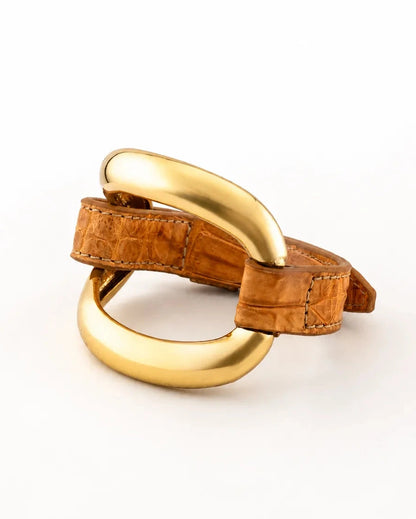 Pulsera de caimán "Natural"