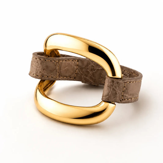 Pulsera de caimán "Tierra"