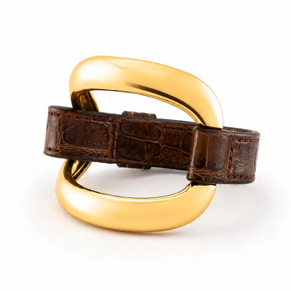Bracciale Alligator 'Cioccolato'