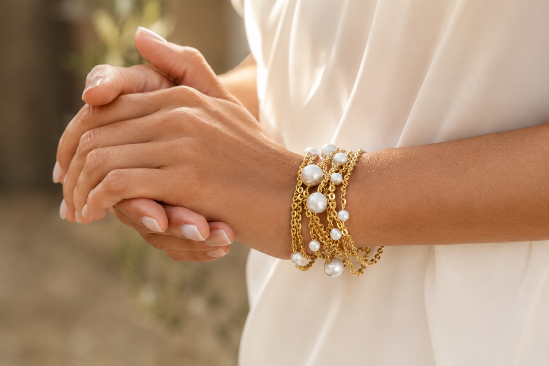 Bracciale Perla . Vestibilita' polso fino a 17 cm S