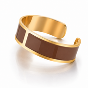 Pulsera Esmalte M 15 mm 'Caffellatte'