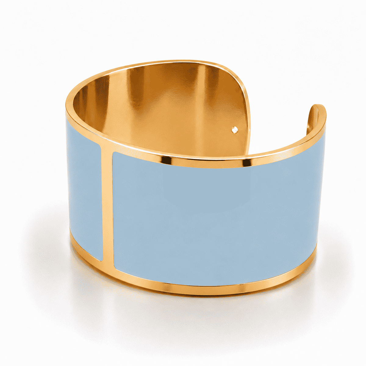 Bracciale Smalto L mm 30 'Celeste pastello'