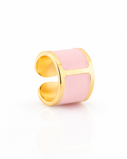 Anillo esmaltado 'Ciclamen'