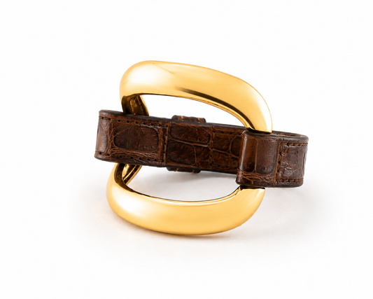Pulsera de aligátor «Chocolate»