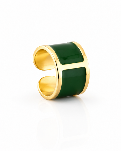 Anillo esmaltado 'Ciprés'