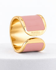 'Cipria' enamel ring