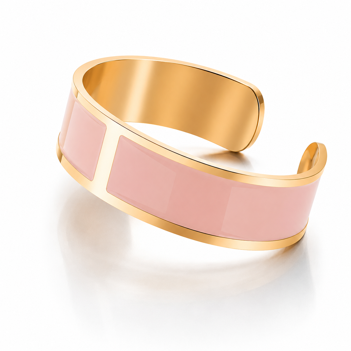 Bracciale Smalto M mm 15  'Cipria'