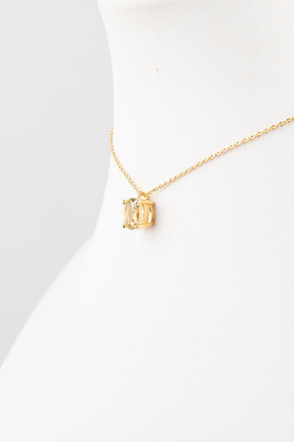 La Pietra dell’Anima di  Novembre  Choker Citrino Lemon  1,85 ct Diametro 8 mm