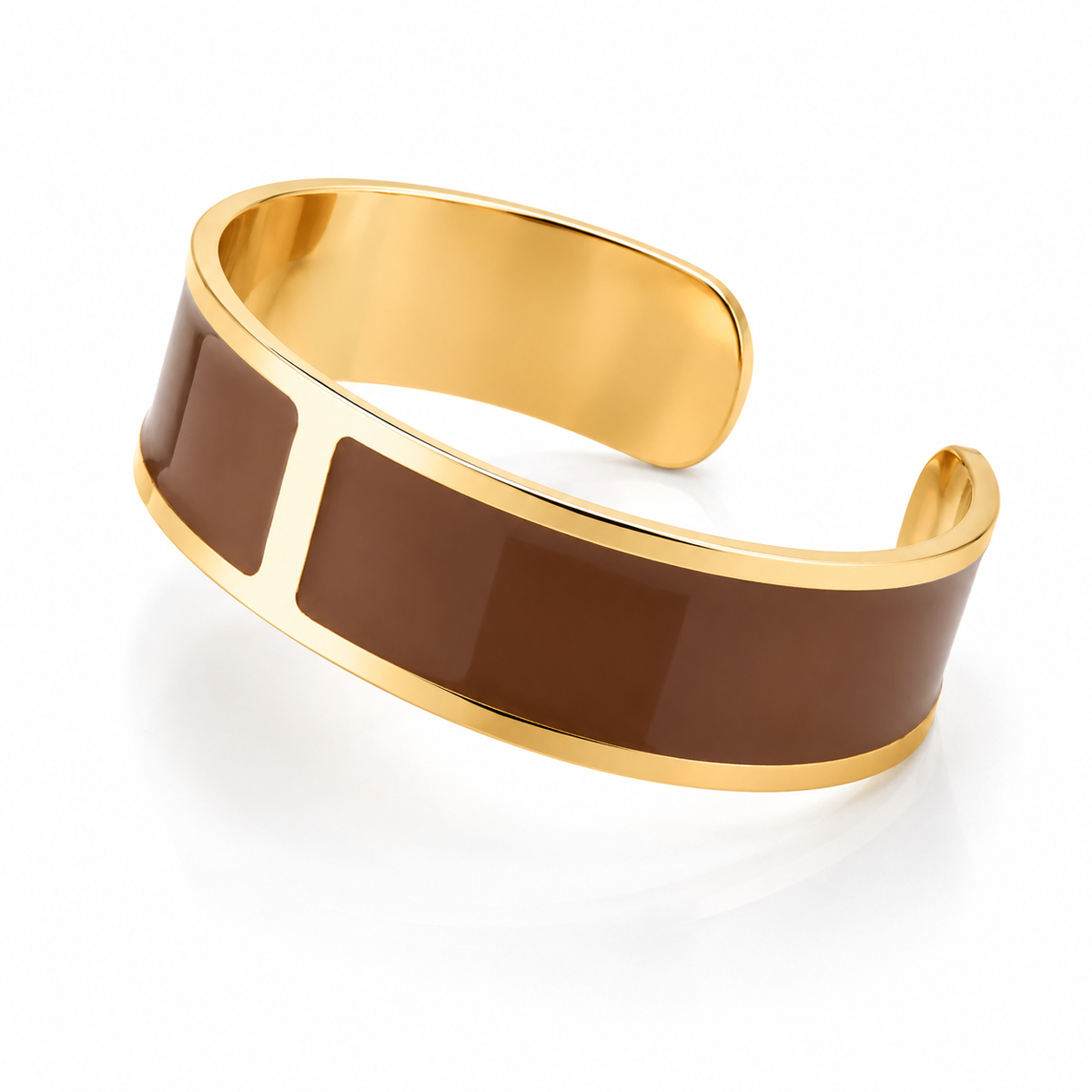 Pulsera Esmalte M 15 mm 'Cognac'