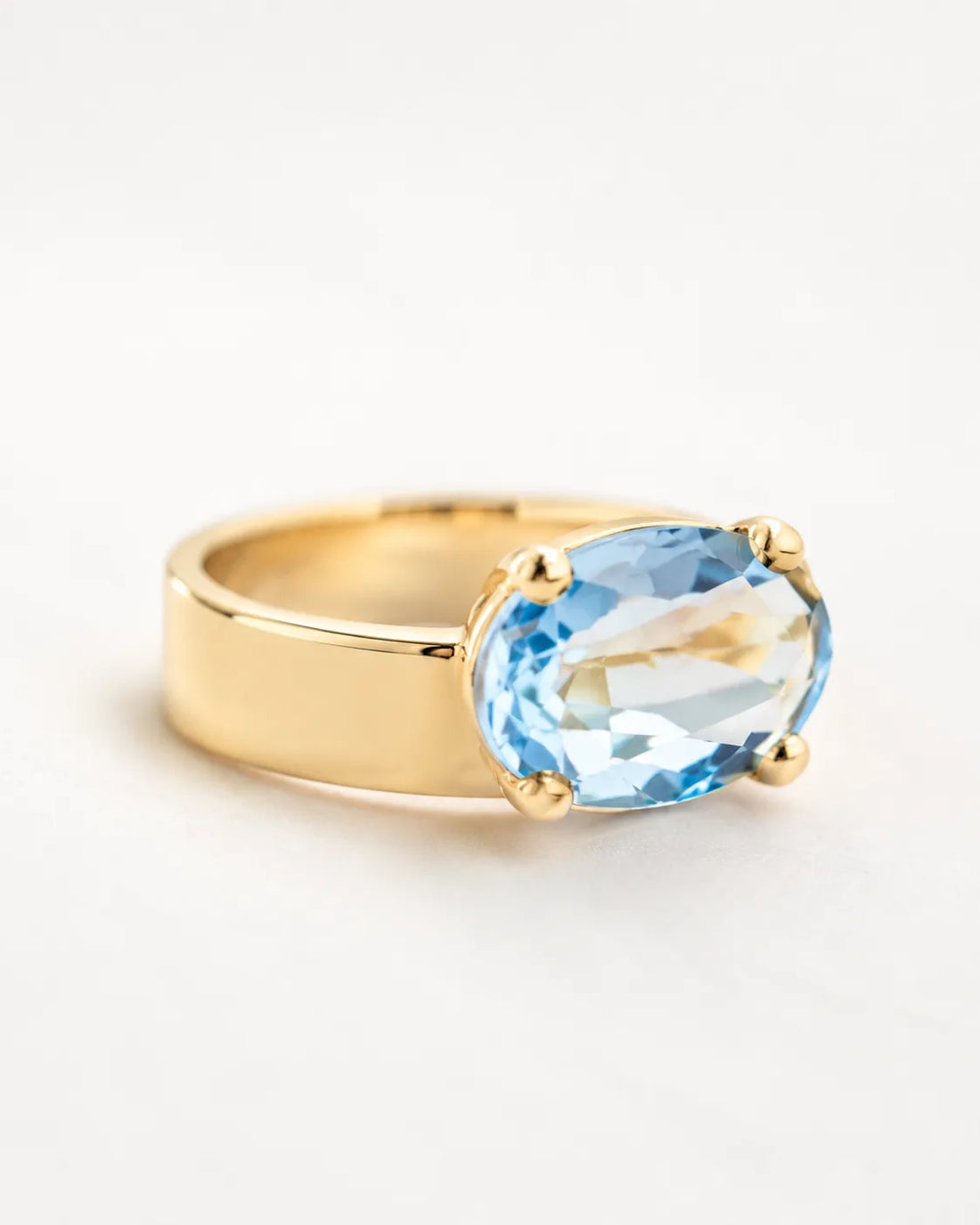 Anello Cristallo 'Acquamarina'