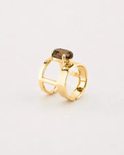 Anello  Cristallo 'Unico' Ambra