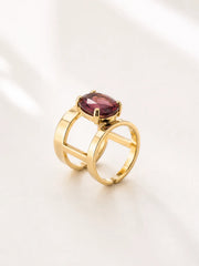 Anello  Cristallo 'Unico' Purple