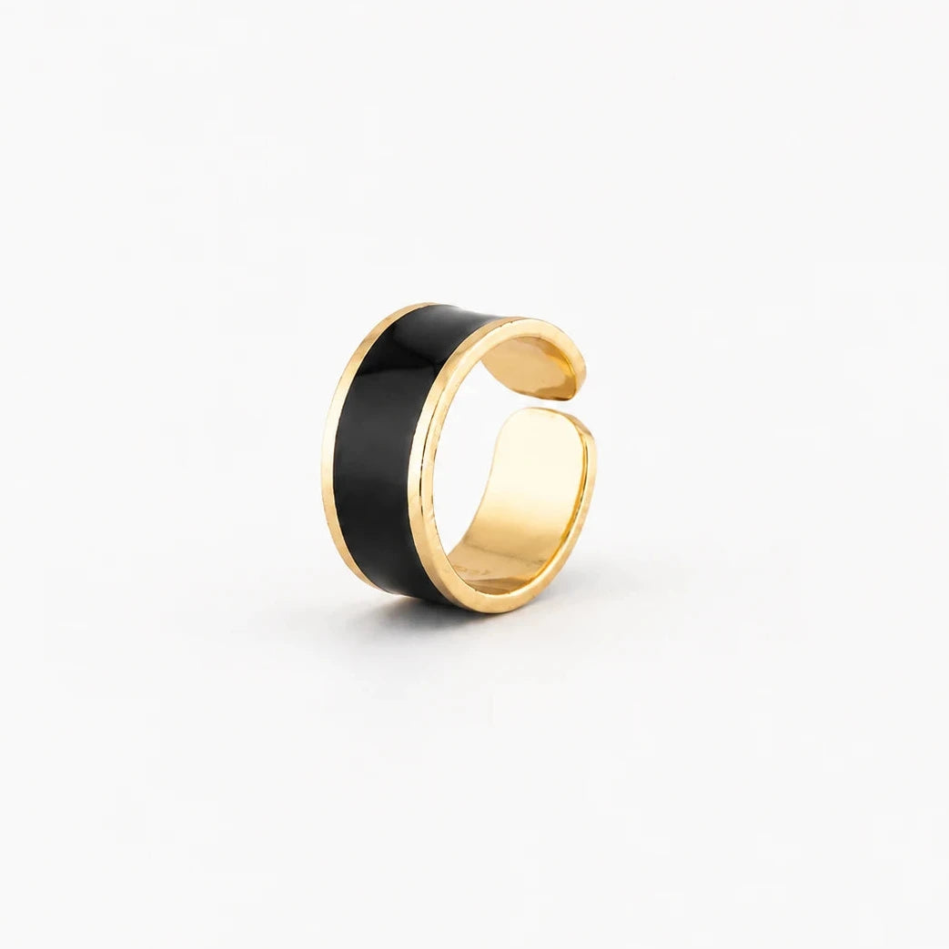 Anello smalto 'Bucchero'