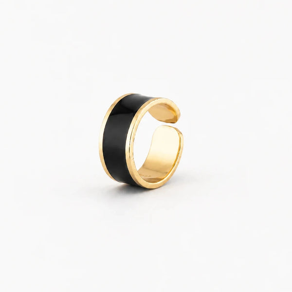 Anello smalto 'Bucchero'
