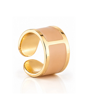 Anello smalto Crema Fiorentina