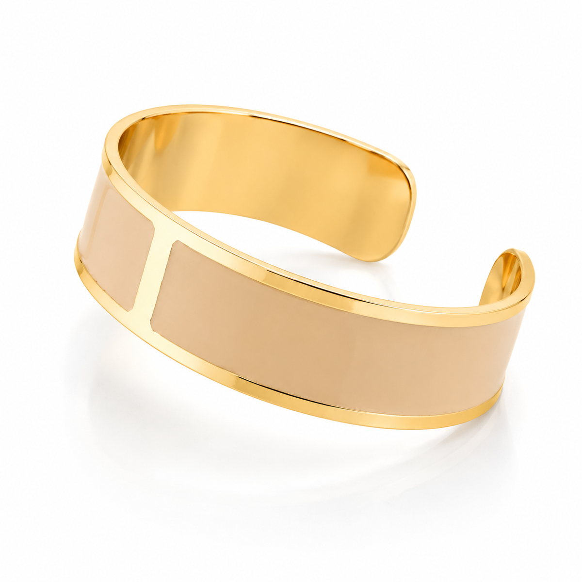 Bracciale Smalto M mm 15 'Crema Fiorentina'