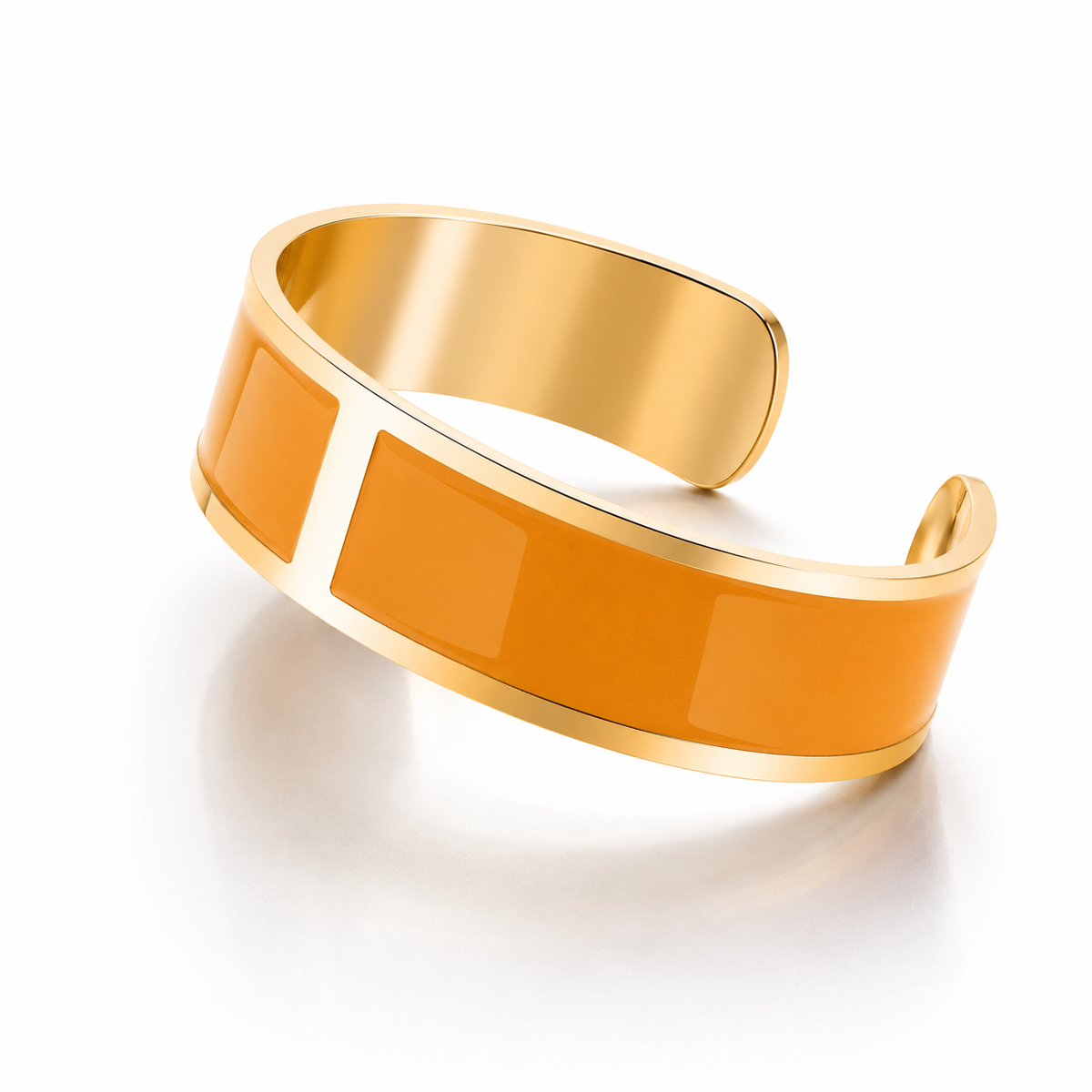 Bracciale Smalto M mm 15 'Curcuma'