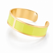 Pulsera Esmalte M 15 mm 'Amarillo Fluorescente'