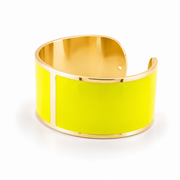 Bracciale Smalto L mm 30 'Giallo Evidenziatore'