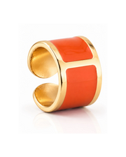 'Foliage' Enamel Ring
