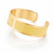 Bracciale Smalto M mm 15 'Giallo Zafferano'