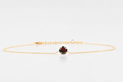 La Pietra dell’Anima di Luglio  Choker Granato 2,24 ct Diametro 8 mm