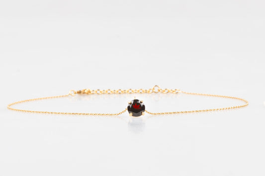 La Pietra dell’Anima di Gennaio  Choker Granato 2,24 ct Diametro 8 mm